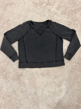 lululemon athletica Black Crewneck Sweatshirt